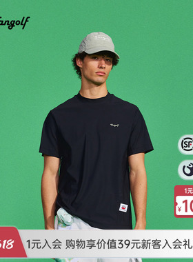 【新品】VANGOLF Function Basic 轻量凉感男士高尔夫立领短袖T恤