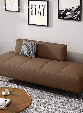 猫爪皮沙型发客VGJ厅2025新间款户现代简小约轻奢卧室房沙发床贵