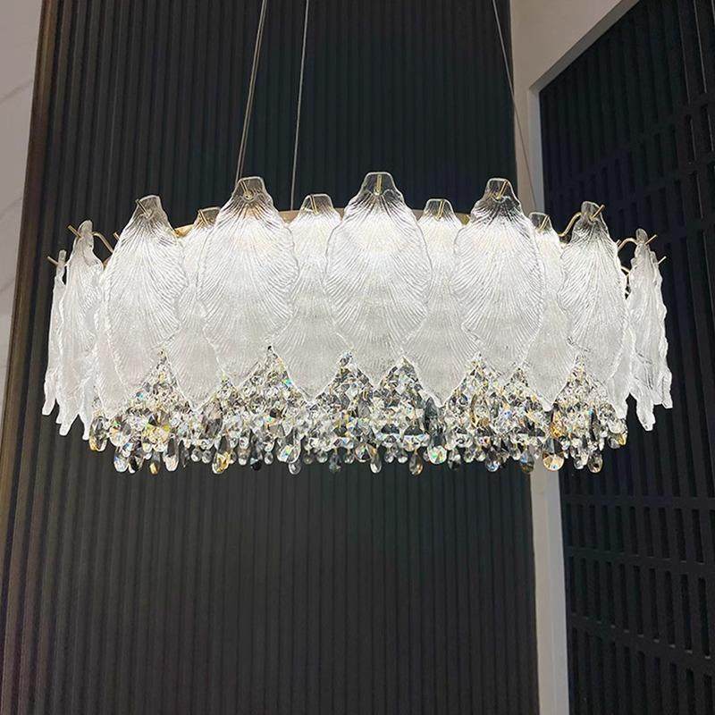 护354法式客厅灯2025新主灯浪眼漫奶晶油风卧室水吊灯高端餐款厅,家装灯饰光源,智能吊灯,淘宝优惠券,粉丝福利购,淘宝优惠卷