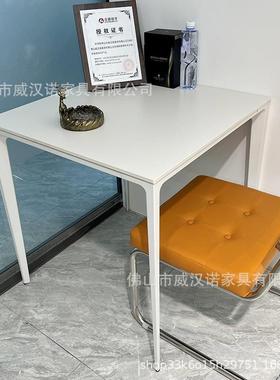 正形德利丰靠岩板方餐桌阳台小方桌6墙0/80小01121餐桌2人小户型