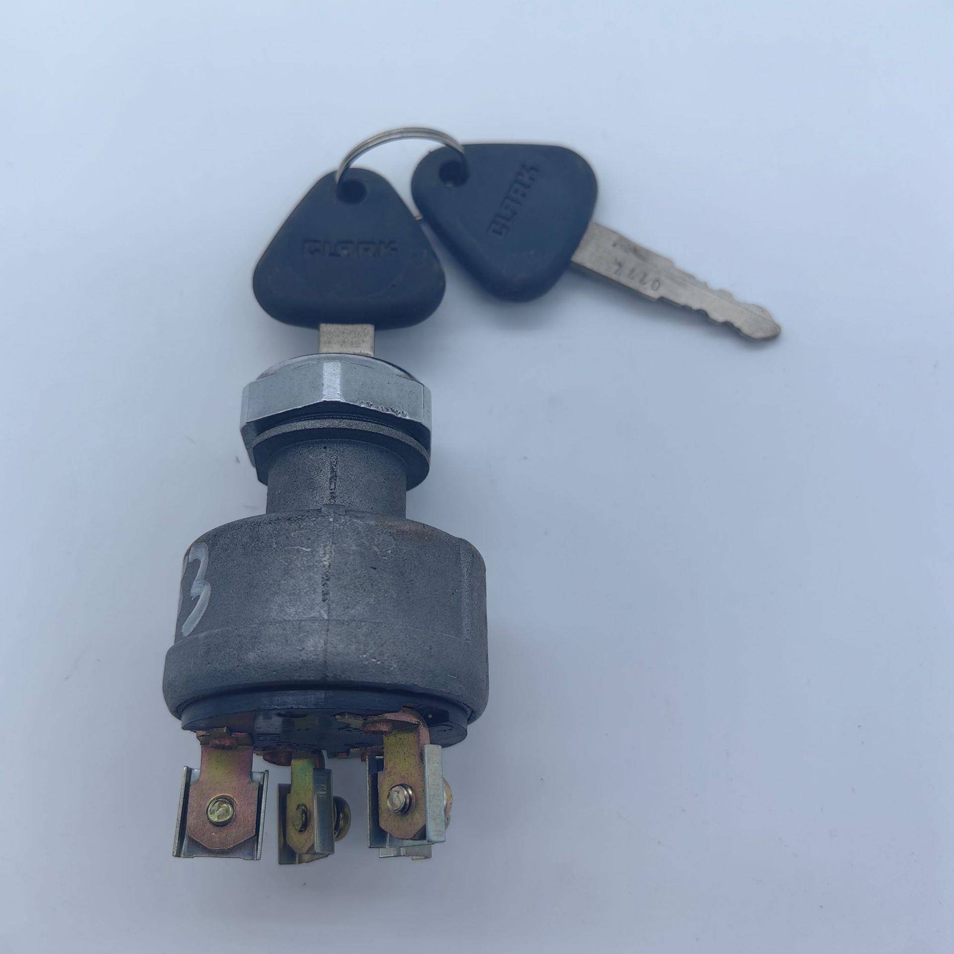 克拉0克叉车C15开/18/2sD电启锁钥匙SHD开关动关点火开关电门锁