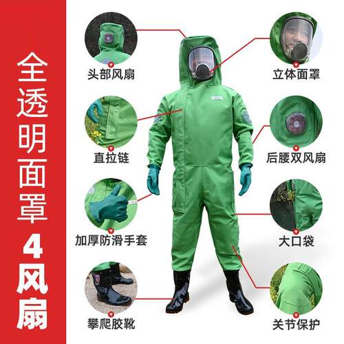绿连色体防马蜂服气散热防蜂PCX服防透蜂服连体衣现货