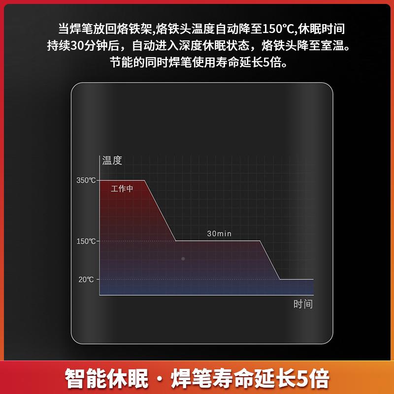 拓尔无铅台T12X焊台手工焊烙铁焊接-手机电路板电维修恒子温BIK洛