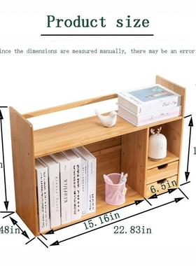 025学新款桌上书架置物架生小型办公桌面能收纳架子多功f0492分层