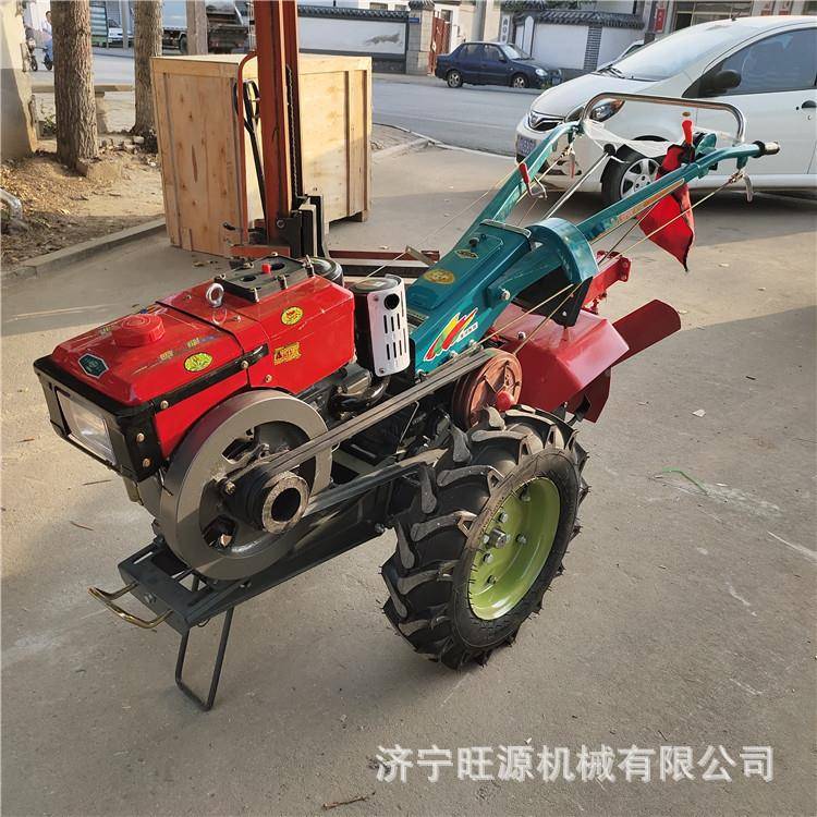 手扶拖拉机小麦手扶收割拉拖QMI拉机柴油手大马力扶拖机