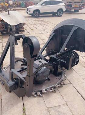 雷创大圆盘沟机开机水同泥NNH路面开槽农村胡管道挖沟机