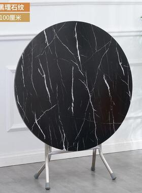 折餐桌家用饭小桌子吃饭小户UAA型简易小型省空间饭台桌老式叠桌