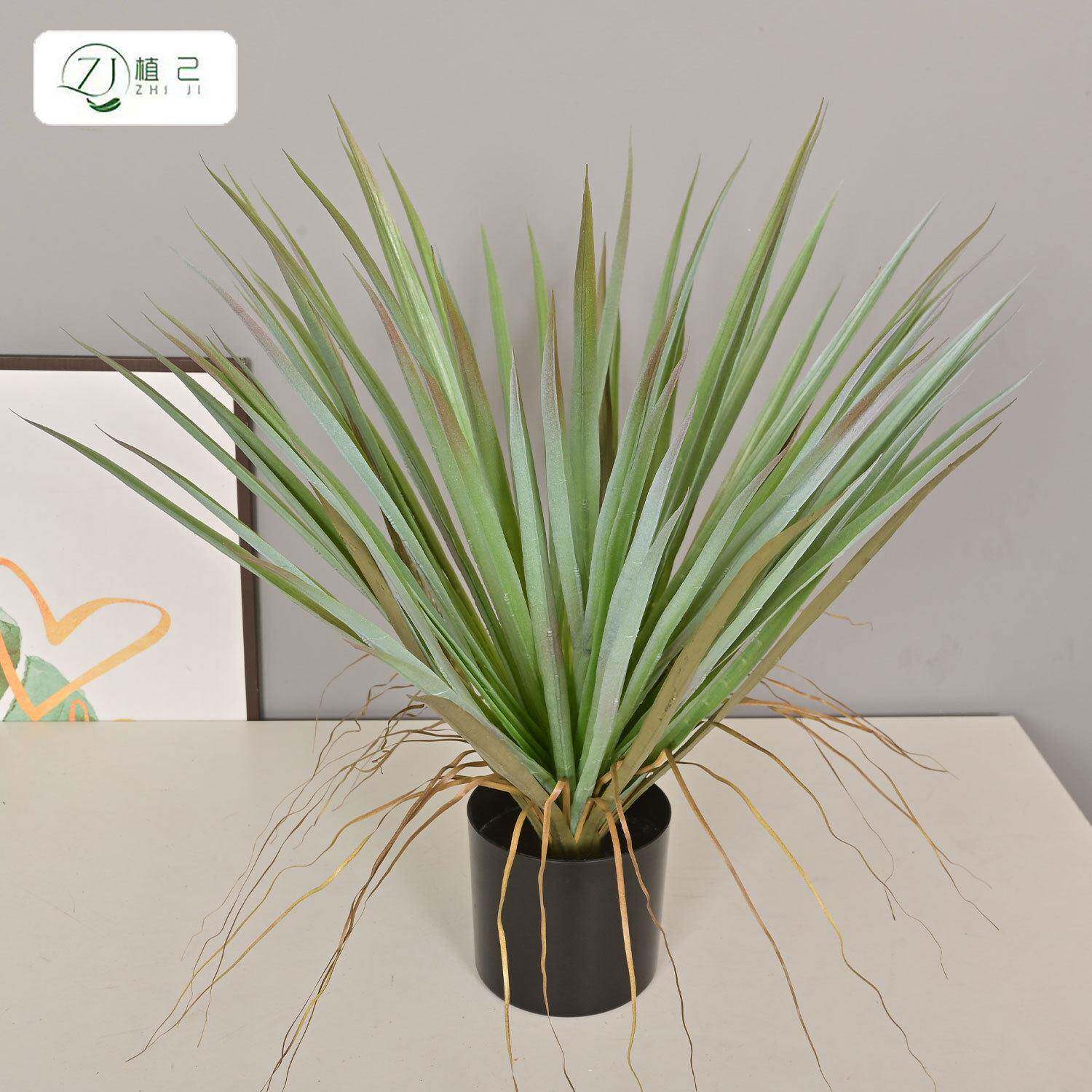 真摆绿植手感吉场姆兰仿盆栽热带植物商装饰件假树软装A1造景剑麻
