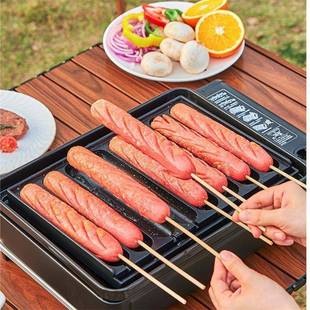 烤肠盘炉夜烤肠976机市摆摊商家用用脆皮热狗火腿淀粉肠卡式烤串