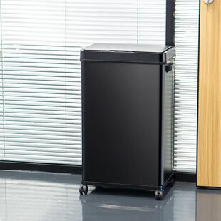 智能感应类用50L68L72L垃桶家商用厨房客厅分办圾公HN ZN室带盖大
