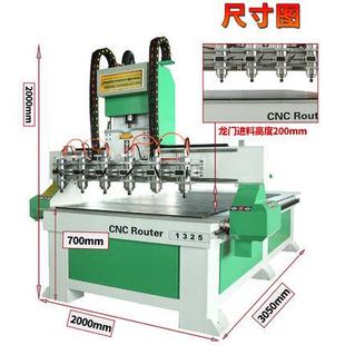 多头浮雕机刻雕优全自动数控CNC惠雕机木工刻机多头URS家具雕刻机