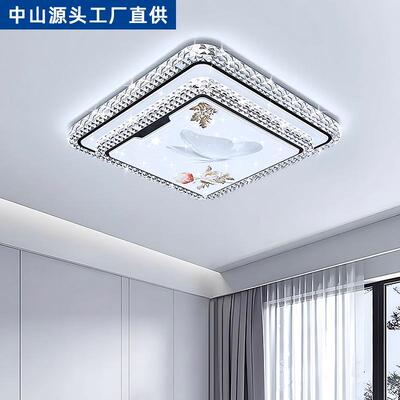 具客卧厅灯年新款轻奢雕花水晶灯大灯客厅室ED90439L吸顶灯