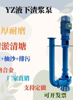 Y程Z式液下渣浆泵源头厂家泥浆泵大型扬高立泥沙抽沙泵耐JQB磨配
