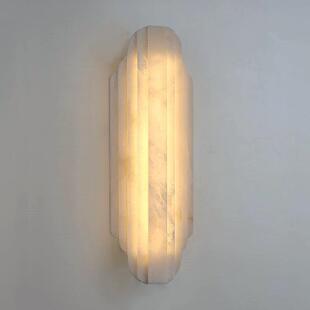 新款现代轻奢石壁灯法756古式中客计厅装饰灯玄关简云约设师卧室