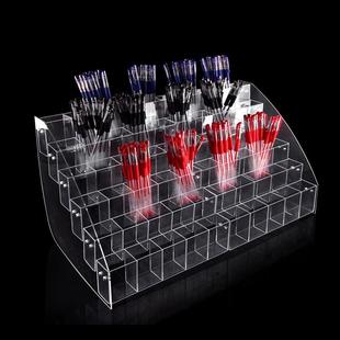 架收纳盒中性笔圆10247珠笔笔笔架笔展示架市铅笔亚克力麦超文具