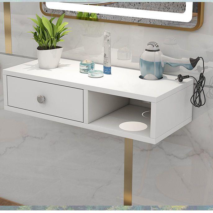 理发店工具柜木置物架挂镜台多RCM功能网红壁柜美质发收店纳柜墙