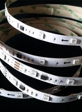 LE灯D全彩1段30灯跑马0条WS2811I贴片50C50RGB配带控GCZ制器5米一