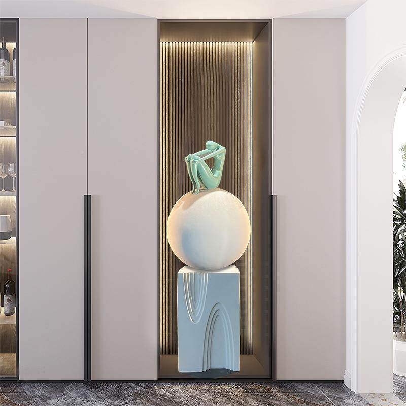 现代简约创落地摆件客软厅玄家居摆设意品酒店大堂样板房装355-35,家居饰品,落地摆件,淘宝优惠券,粉丝福利购,淘宝优惠卷