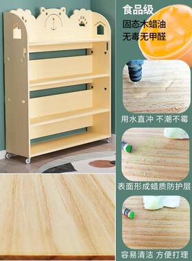 F769S768cs置木儿童书架落地物架玩宝具收纳实架幼儿园宝绘本架家