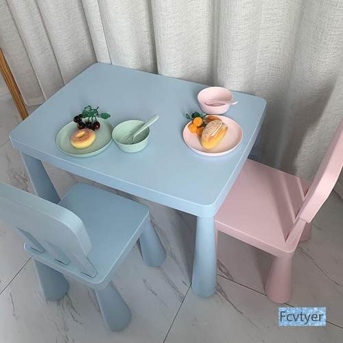 米澳拉写字桌塑料玩具厚书宝桌书架家用宝习桌幼儿园加桌儿TMD童