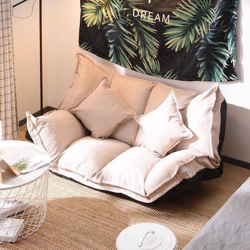 懒人沙发卧APR室榻类榻米可折叠客厅放睡地垫上地式可躺可双人人