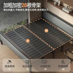 铁架艺折叠床双人5家用1.米简易床床1.2单人YLL出租屋午睡硬板床