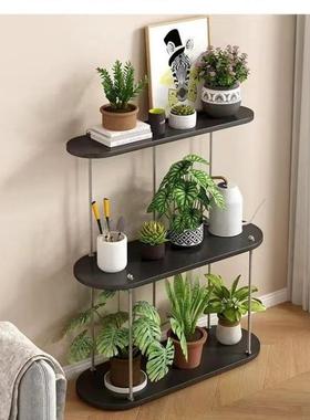 EFP花架阳台置物架绿地式实木中古花风新落款简约多肉萝客厅多层