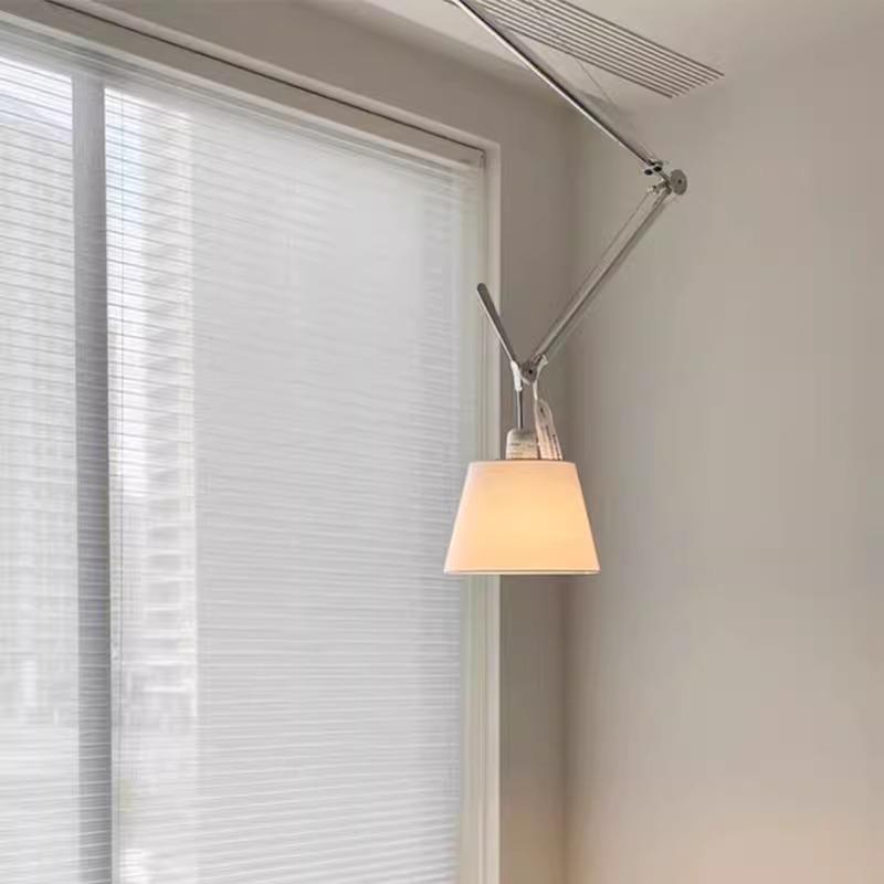 意大利ArtmITSideTolomo摇e臂吊灯中古伸缩可移位餐e厅吧台书房吊