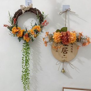 创意墙面装饰花环壁挂卧室客厅阳台入户门上挂饰店铺商场墙饰挂件