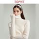 ESPRIT 百搭毛衣 针织打底衫 埃斯普利特极简风高领羊绒毛衫 女修身