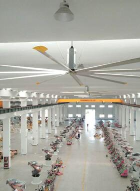 专业生产YESN730010 2.2KW7.3米10叶HVLS超大型节能工业大风扇