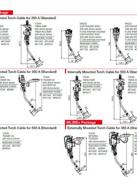 供应 TOKINARC 安川 机器人焊枪型号 DSRC-3531空冷原装进口部品