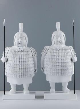 兵马俑创酒意新中电式人物摆柜装饰品家居饰品客t5553580厅视柜办