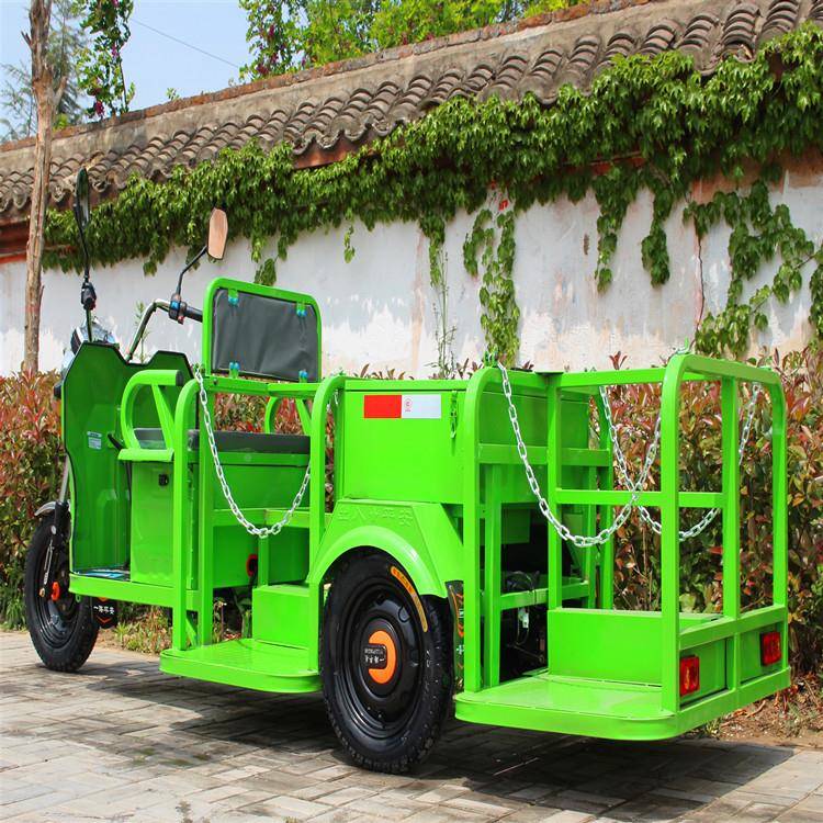 电动三轮四桶垃圾车收集车垃圾桶运余垃圾清收集QYS厨车