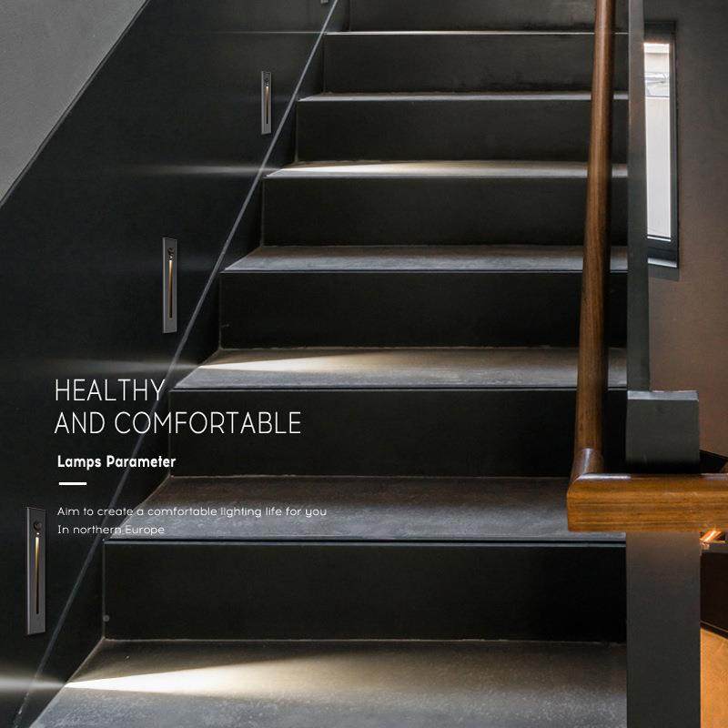 楼HIT梯踏步灯酒过店壁道走廊智能感应踢脚灯小夜灯创意灯地脚灯