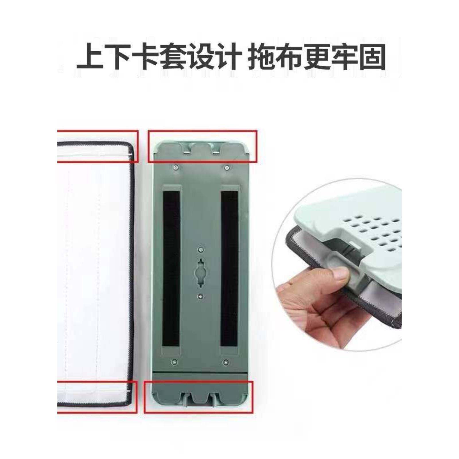 延宗拖把家用一洗拖刮刮乐人懒净免手不锈钢平板新款两用RSX自动