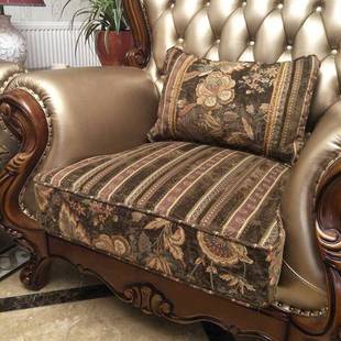 FS756930欧式抱枕沙发客腰式枕长条形抱枕靠枕垫皮腰美厅复古腰靠