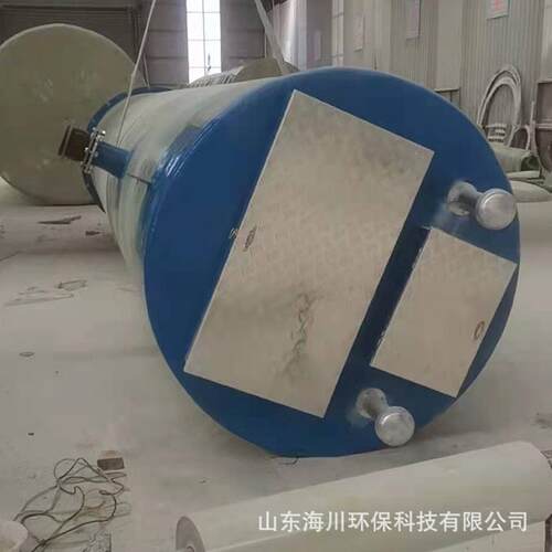 智玻璃钢体化预制泵站一体化泵一体化一雨水能泵站地埋泵式污水提