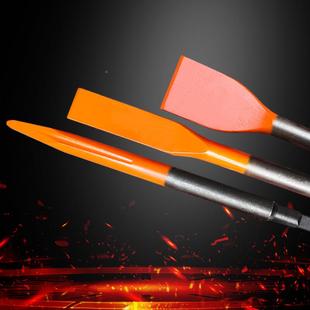 电搞锤凿头镐KDT合金开槽稿专用头混凝土墙镐钻凿电扁锤铲头凿子