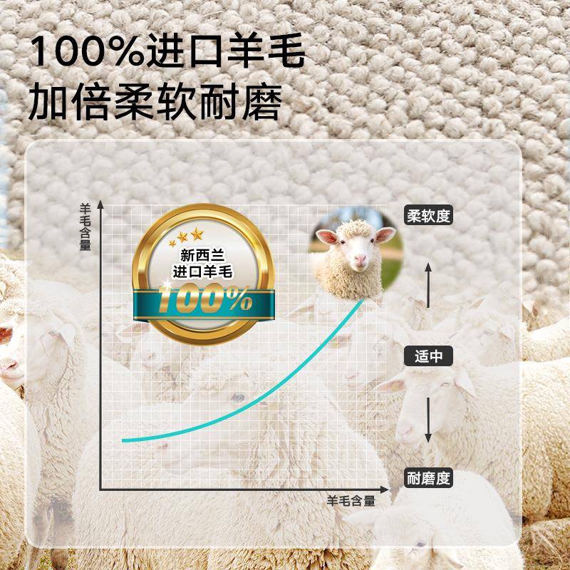 新毛入素户除尘地毯垫高