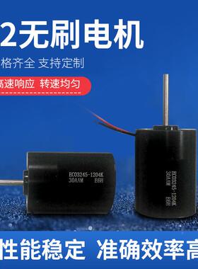 外径342mm流刷电机1直2V2V园无林IMK马达微型内置电动机水泵气泵