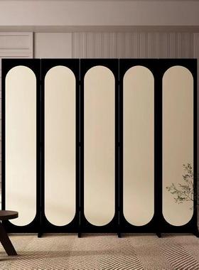 法办屏风隔式播断客厅折叠移动直LZR间背景装饰卧室遮挡家用房间