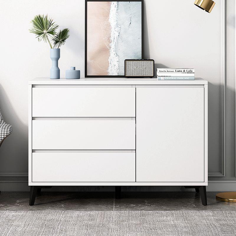 五斗柜卧室收柜床柜尾六斗抽屉式纳矮柜简约现物代斗橱DCV白色子