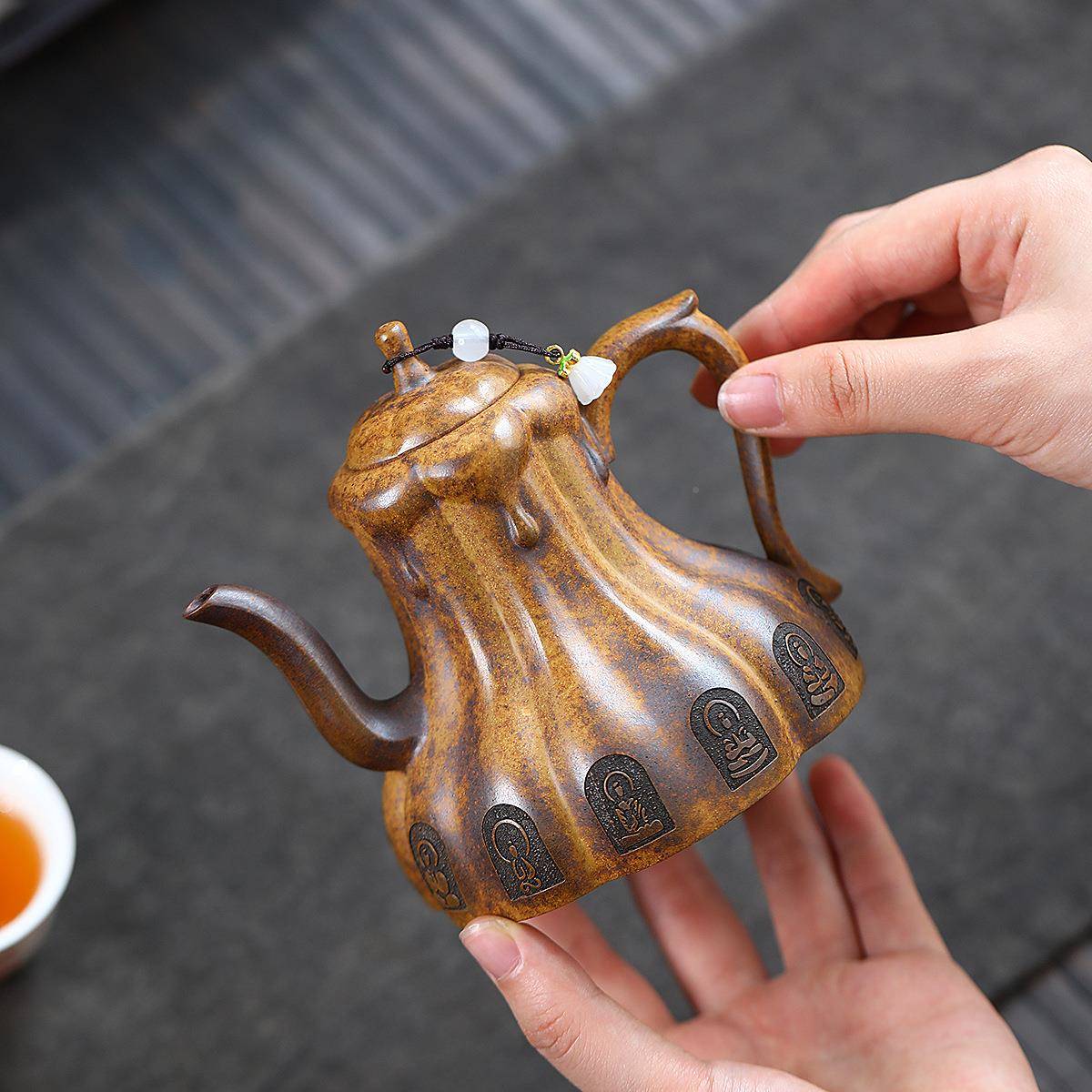 思贤特高供温PRB柴烧段泥茶壶用宜兴紫砂壶工直播货源堂家头茶具