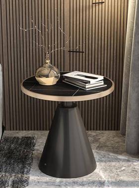 客厅沙发边几极简轻台奢床头柜角几创型意岩板户几茶阳GVR休闲小