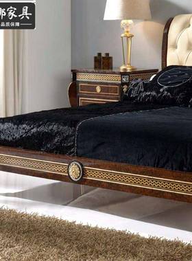 欧床实木床型21967主卧1式.8米双人奢华大户公床寓样板间全屋家具