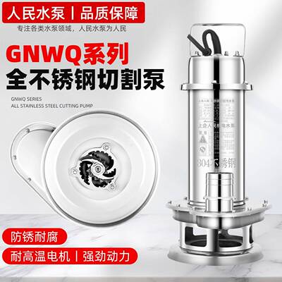 人无品牌/民304不锈钢潜扬水泵220机V380高程抽水海耐腐蚀化工泵