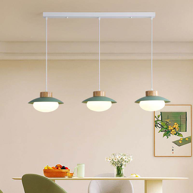 餐厅式吊灯约现代简艺术奶油风飞碟灯设计师饭吧台灯日民宿YHW厅