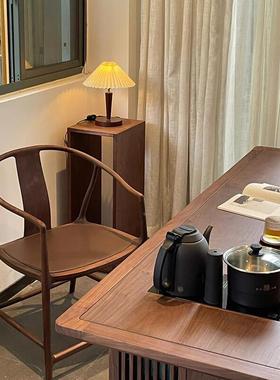 新中式美黑胡桌桃木茶宋式LUK美学办公室茶桌阳台功夫北茶台家泡