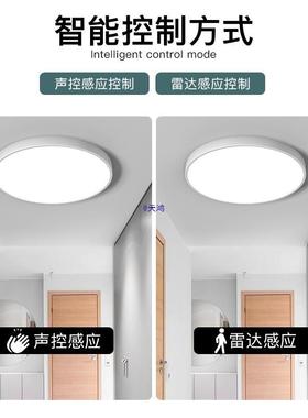 感应吸顶灯灯楼梯过道灯楼外道廊灯红人体PIA雷达走感应智能声控